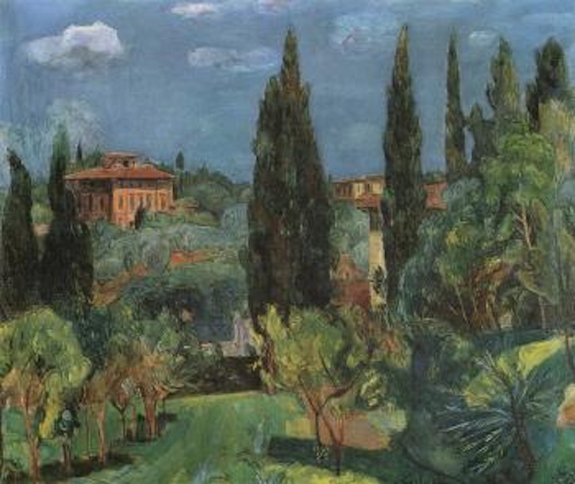 Florence, view of Villa Romana by Hans Purrmann