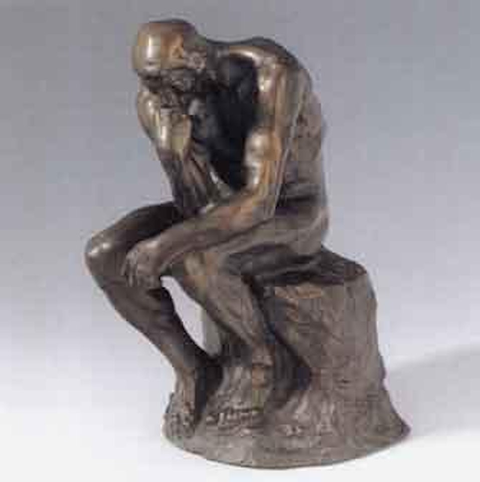 The thinker by Auguste Rodin