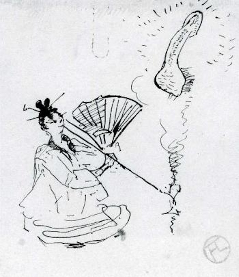 Reverie d'Opium by Henri de Toulouse-Lautrec