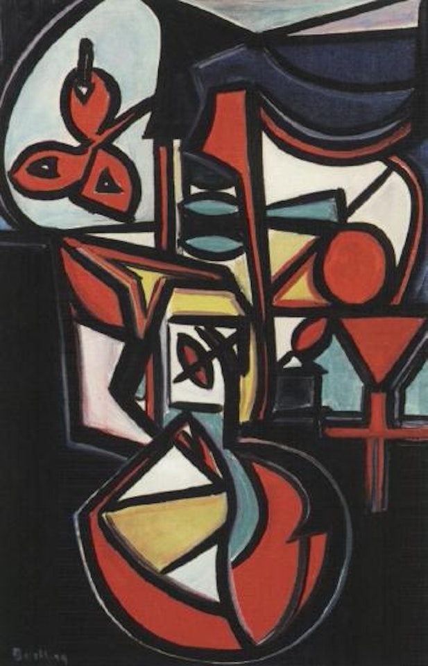 Untitled composition by Olle Baertling