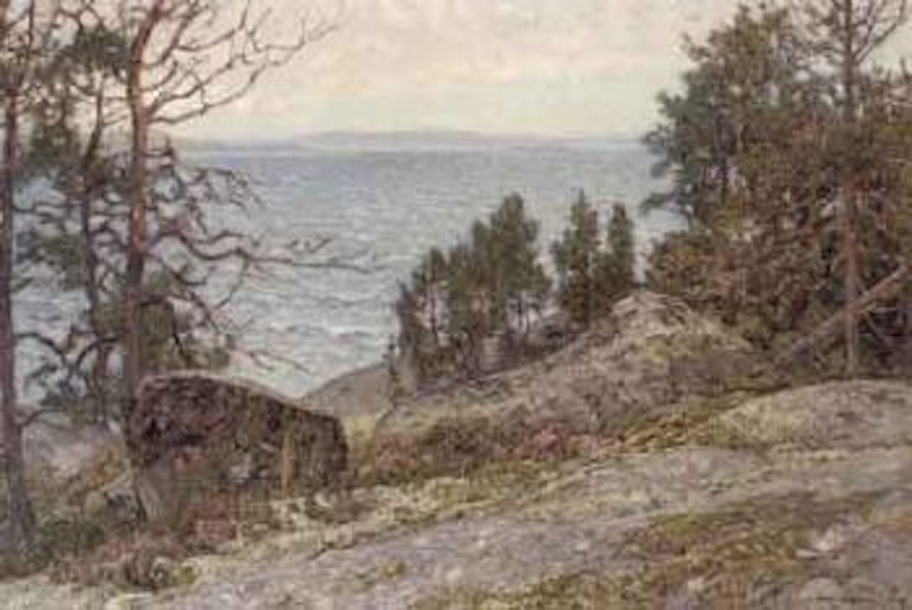 Breeze across the bay, Namndofjarden by Anshelm Schultzberg