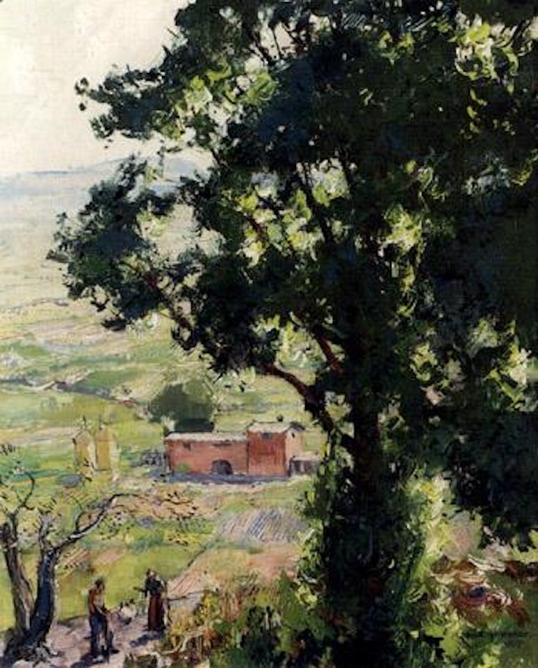 Landscape fom Umrien by Olle Hjortzberg