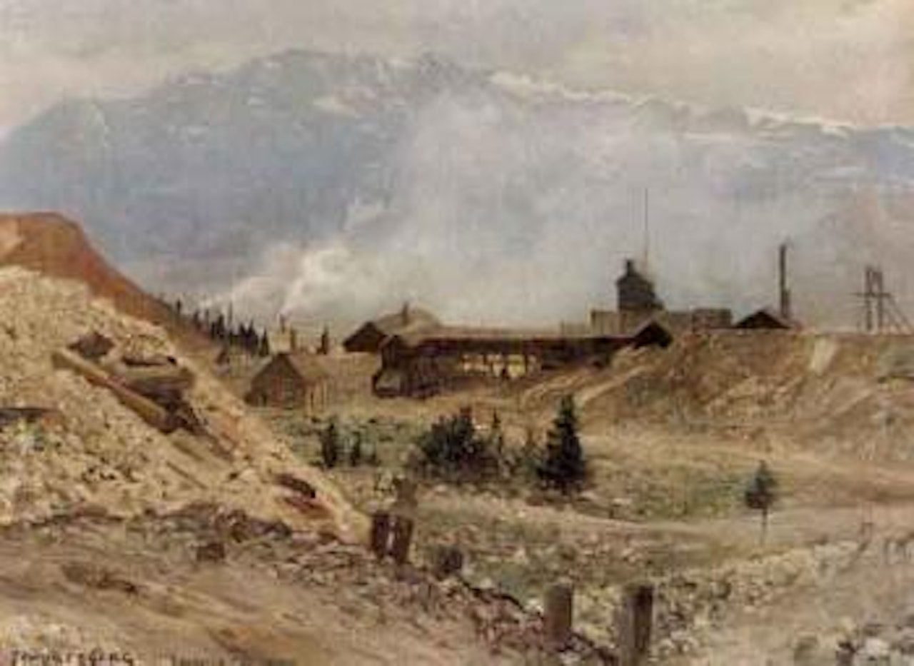 View across mountain, Leadville, Colorado by Anshelm Schultzberg