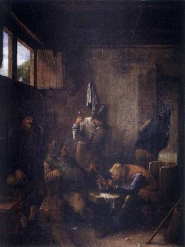 Inn scene by Adriaen van Ostade