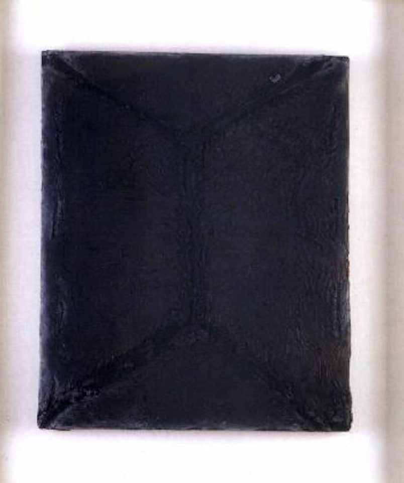 Gris-negro con surcos simetricos by Antoni Tapies