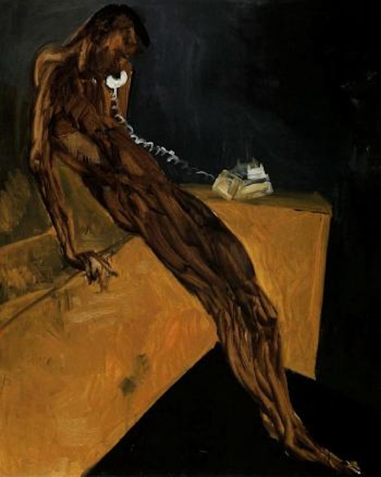 Phone call by Rainer Fetting