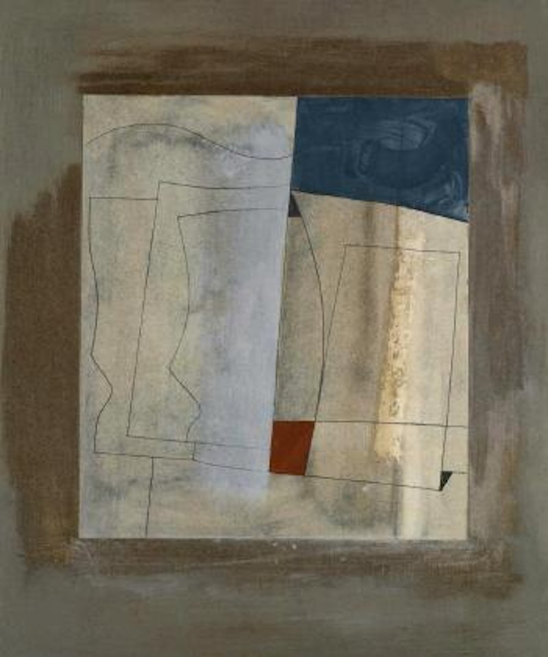 A dark and light blue by Ben Nicholson, O.M.