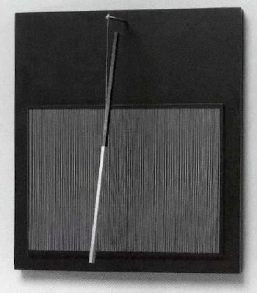 Incline bleu et noir by Jesus Rafael Soto