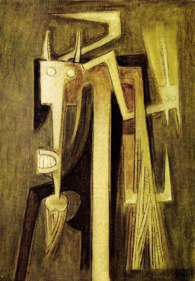 Femme cheval by Wifredo Lam