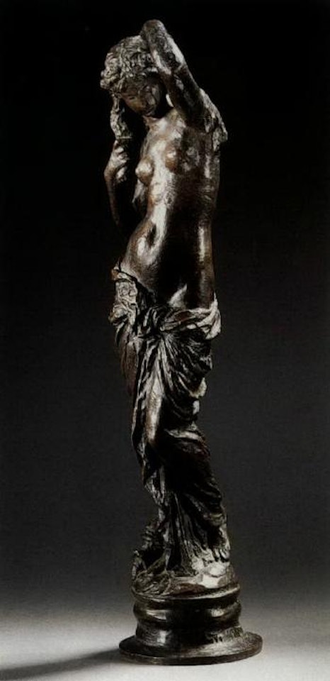 Standing nymph by Mathurin Moreau