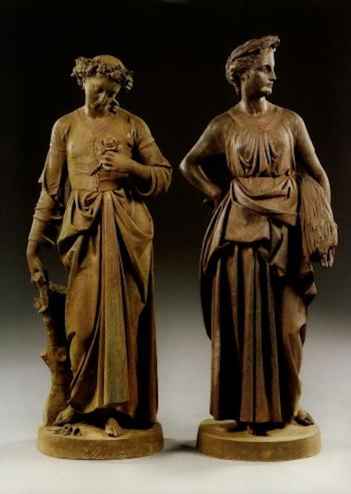 Figures of the Four Seasons by French School