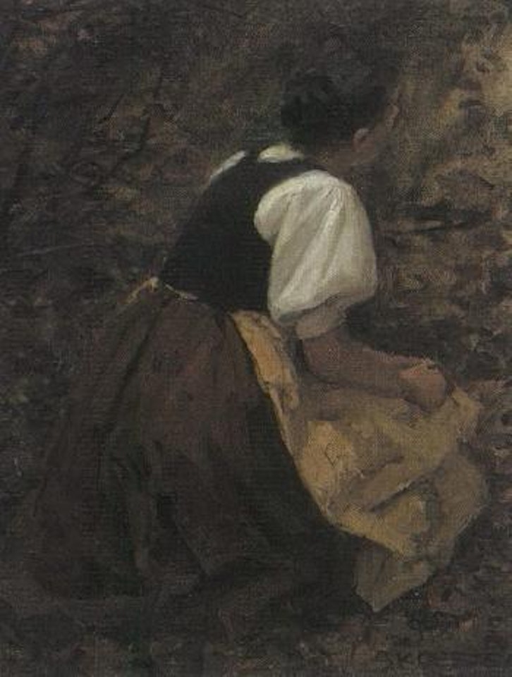 Peasant girl from Tyrol by Alexander Koester