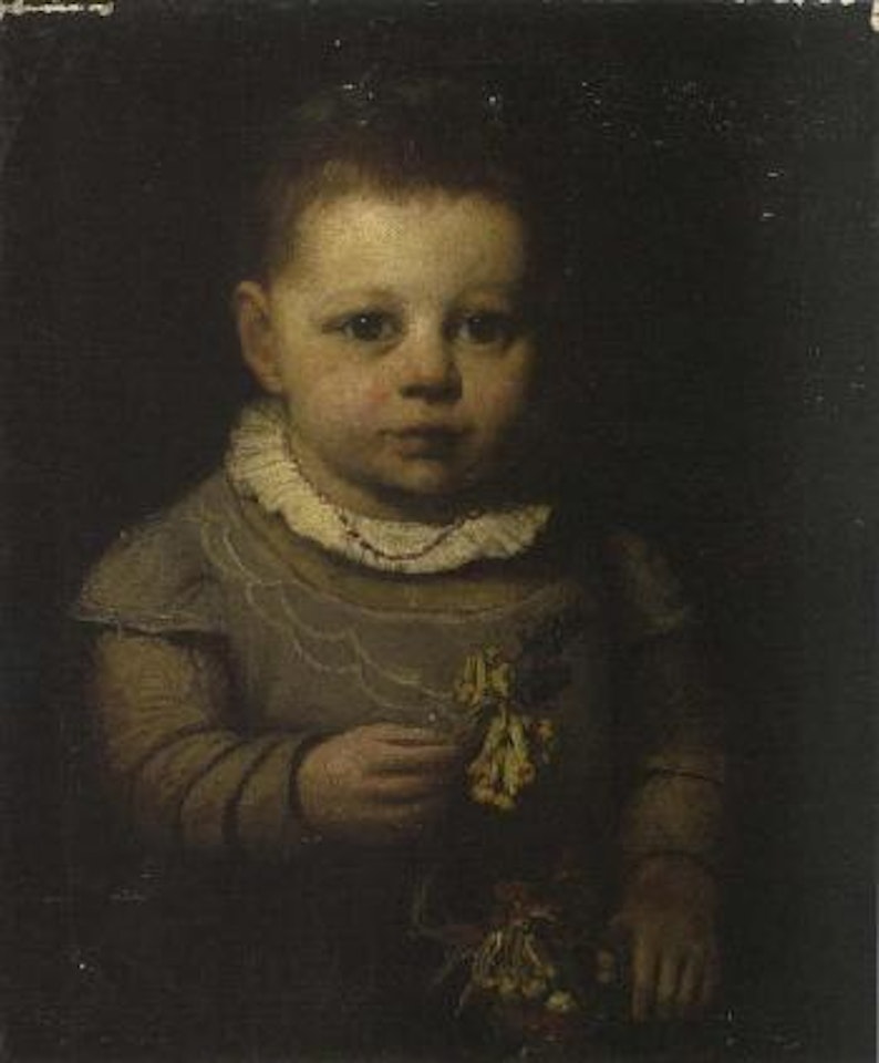 Small girl by Franz von Defregger