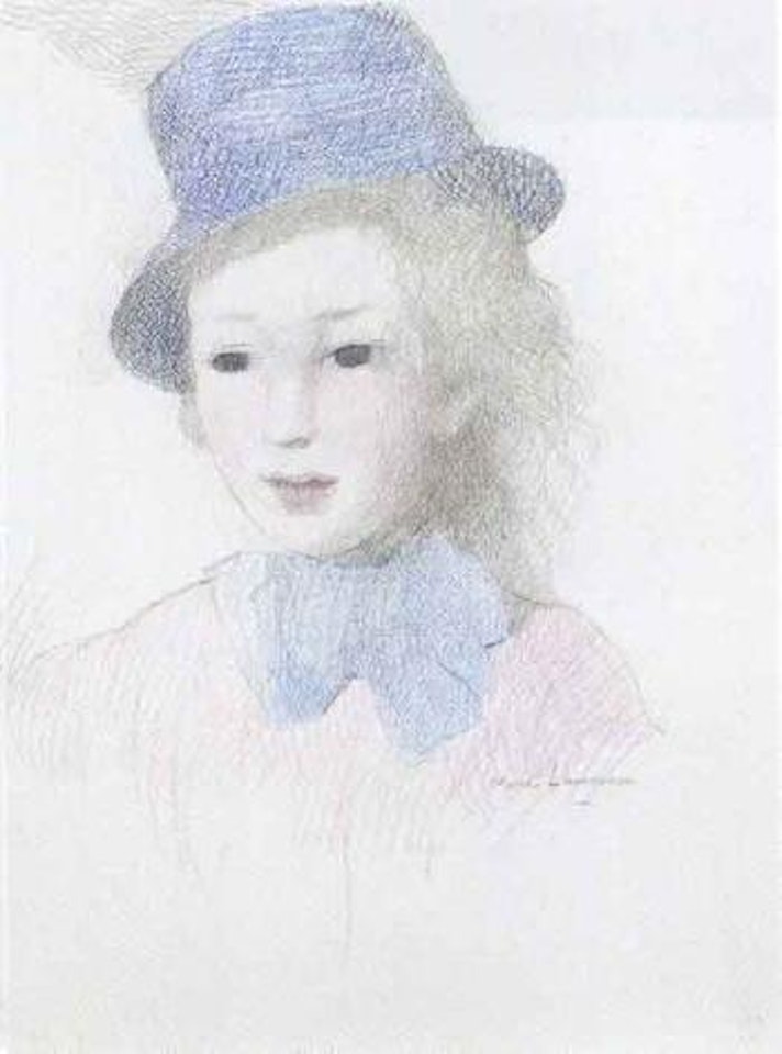 Jeune fille au chapeau by Marie Laurencin