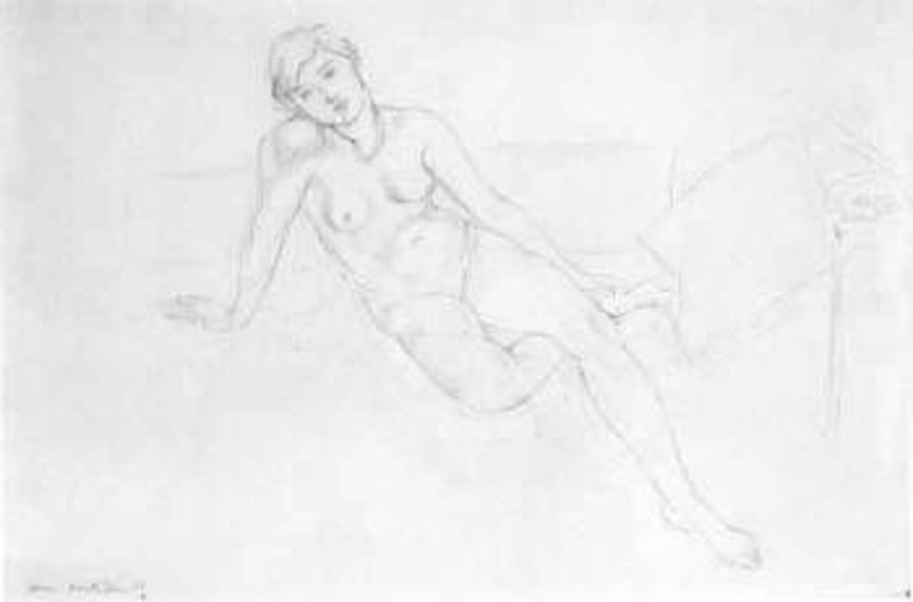 Modele nu assis by Henri Matisse