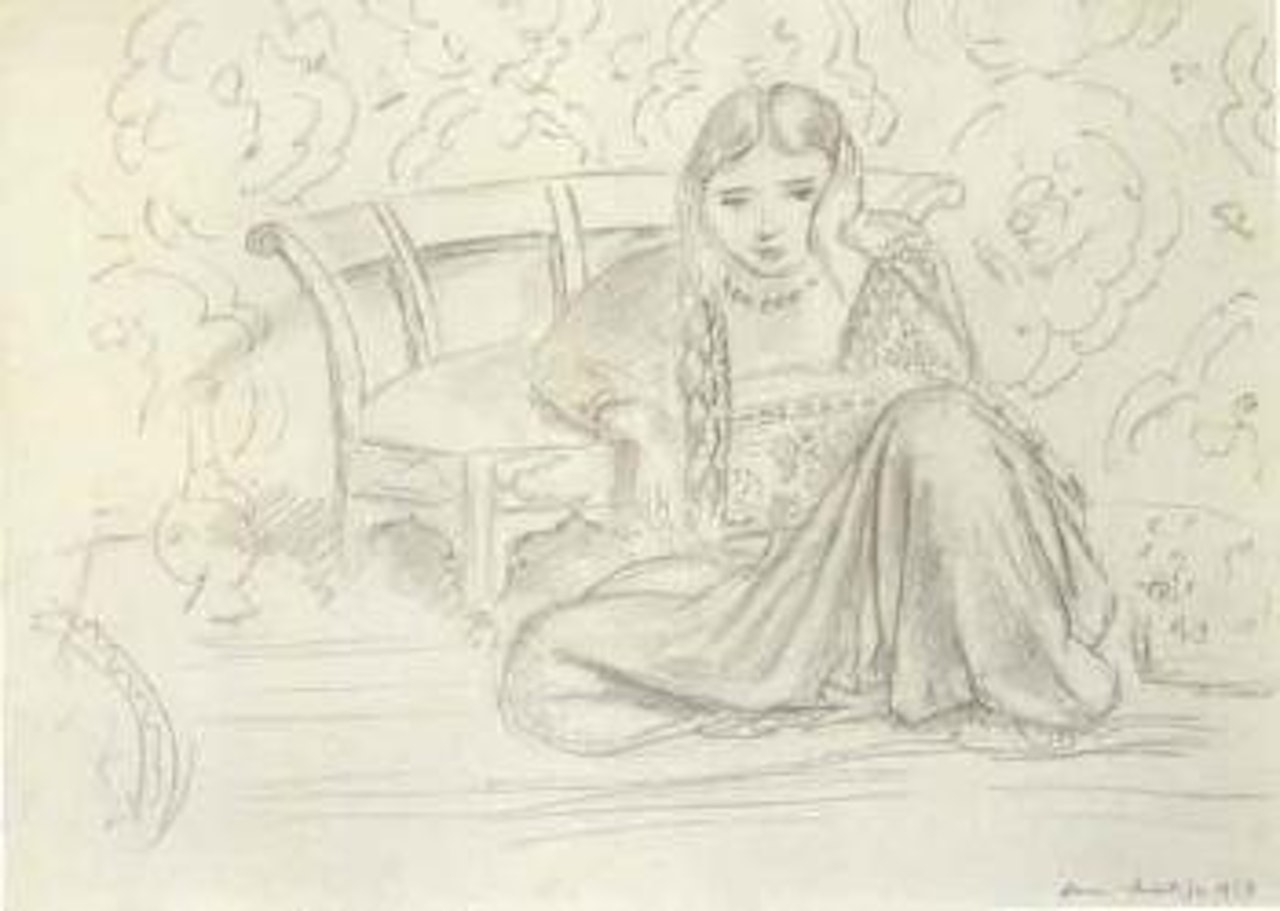 Odalisque au fauteuil turc by Henri Matisse