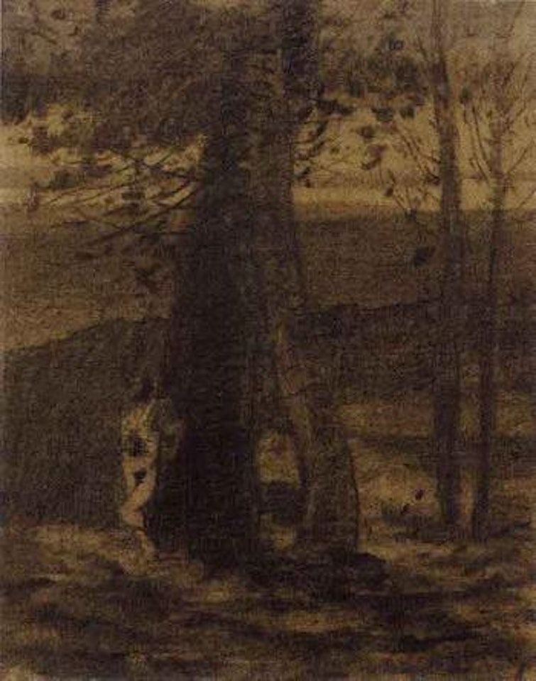 Homme dans les bois by Odilon Redon