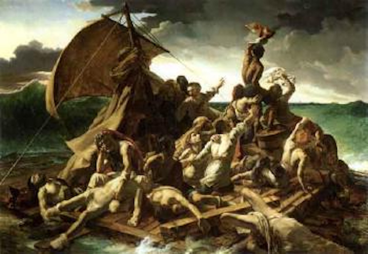 Medusa's raft by French School