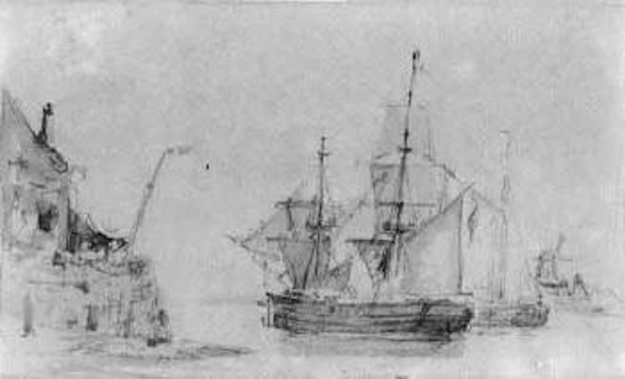 Environ de Dordrecht by Eugène Boudin