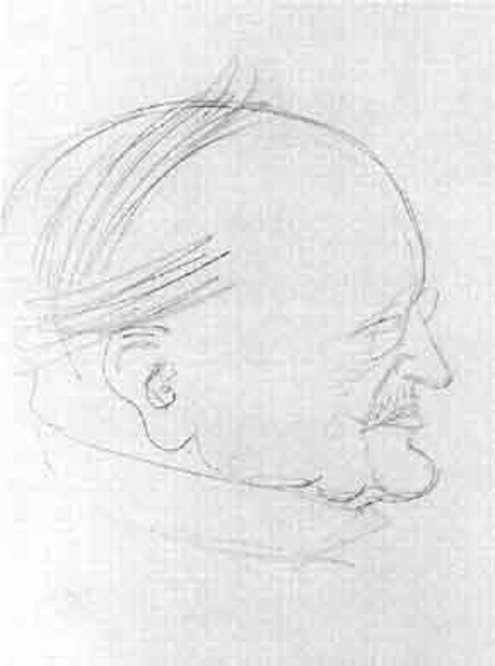 Autoportrait de profil by Giovanni Boldini