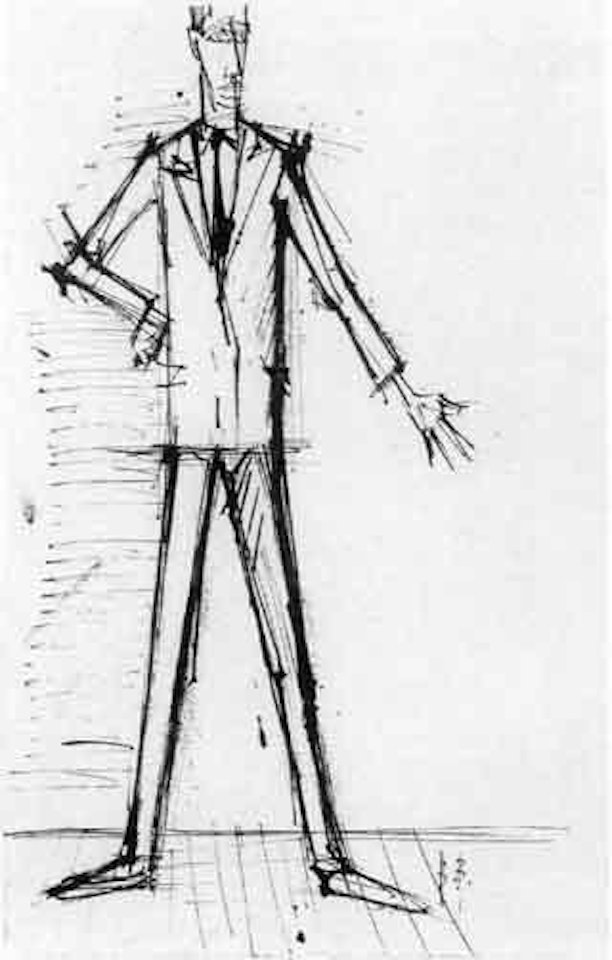 Homme en pied by Bernard Buffet
