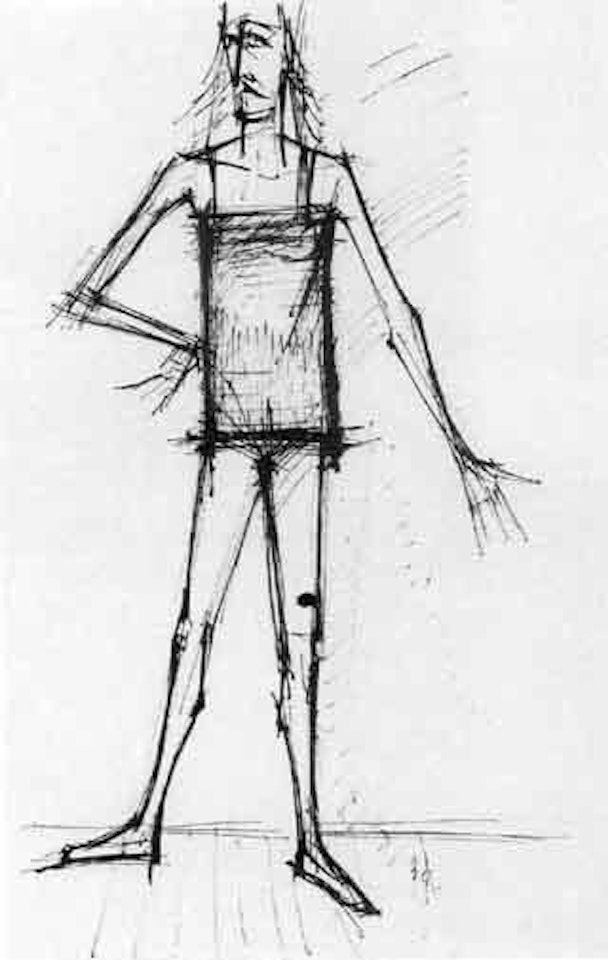 Femem en pied by Bernard Buffet