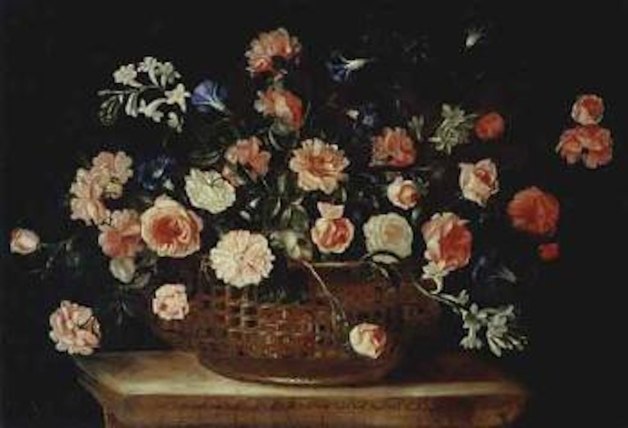 Still life of flowers by Juan de Arellano