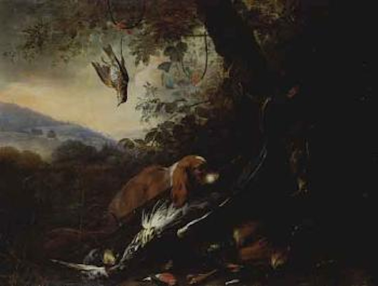Hunting still life by Jan Weenix