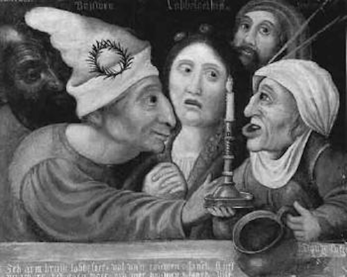 Allegory of foolishness of age by Flemish School
