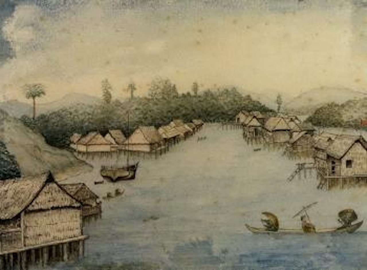 View of Brunei by English School