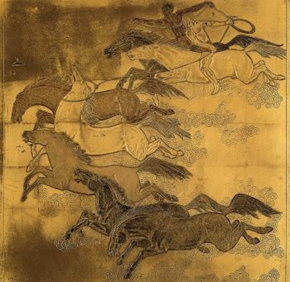 La conquete du cheval by Jean Dunand