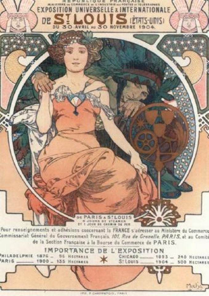 Exposition Universelle and Internationale de St. Louis by Alphonse Mucha