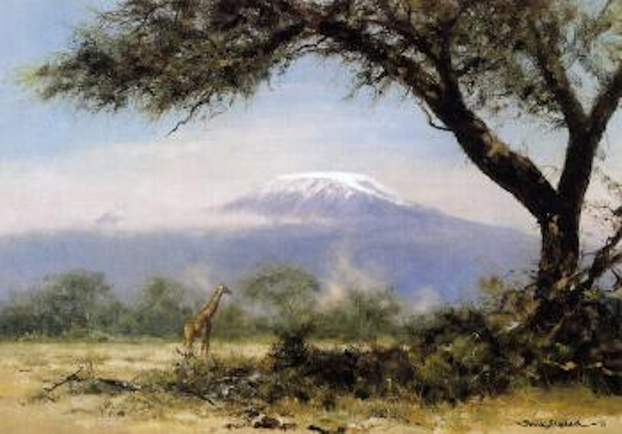 View of Kilimanjaro by David Shepherd
