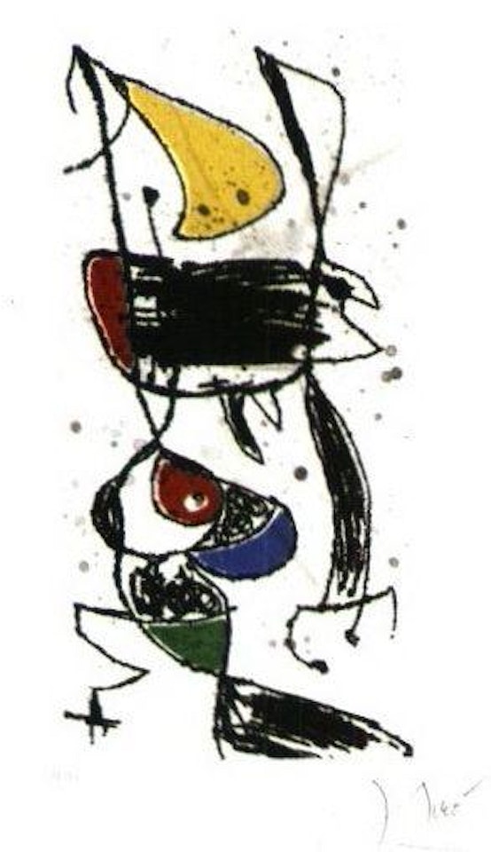 Le grillon sous la lune by Joan Miró