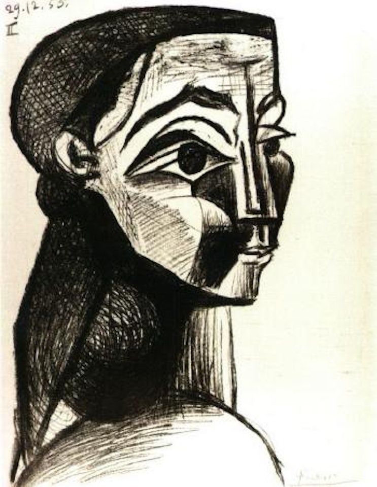 Portrait de femme II by Pablo Picasso