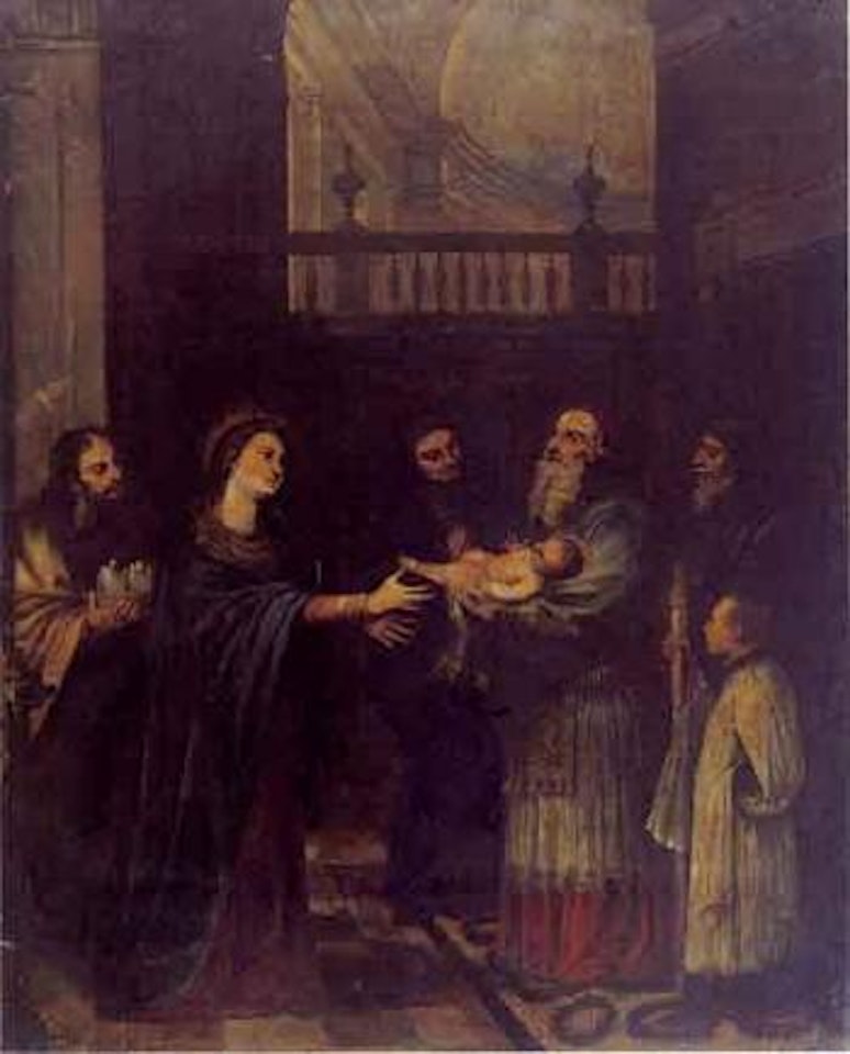 Presentation of Jesus at the Temple by Spanish School