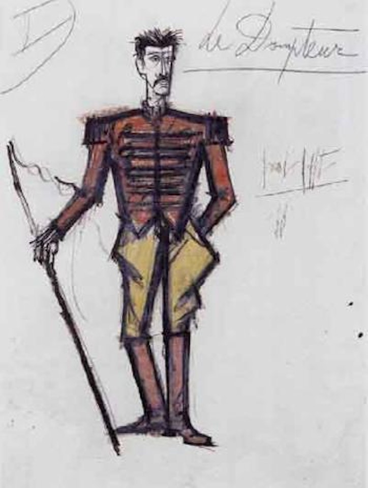 Le dompteur by Bernard Buffet