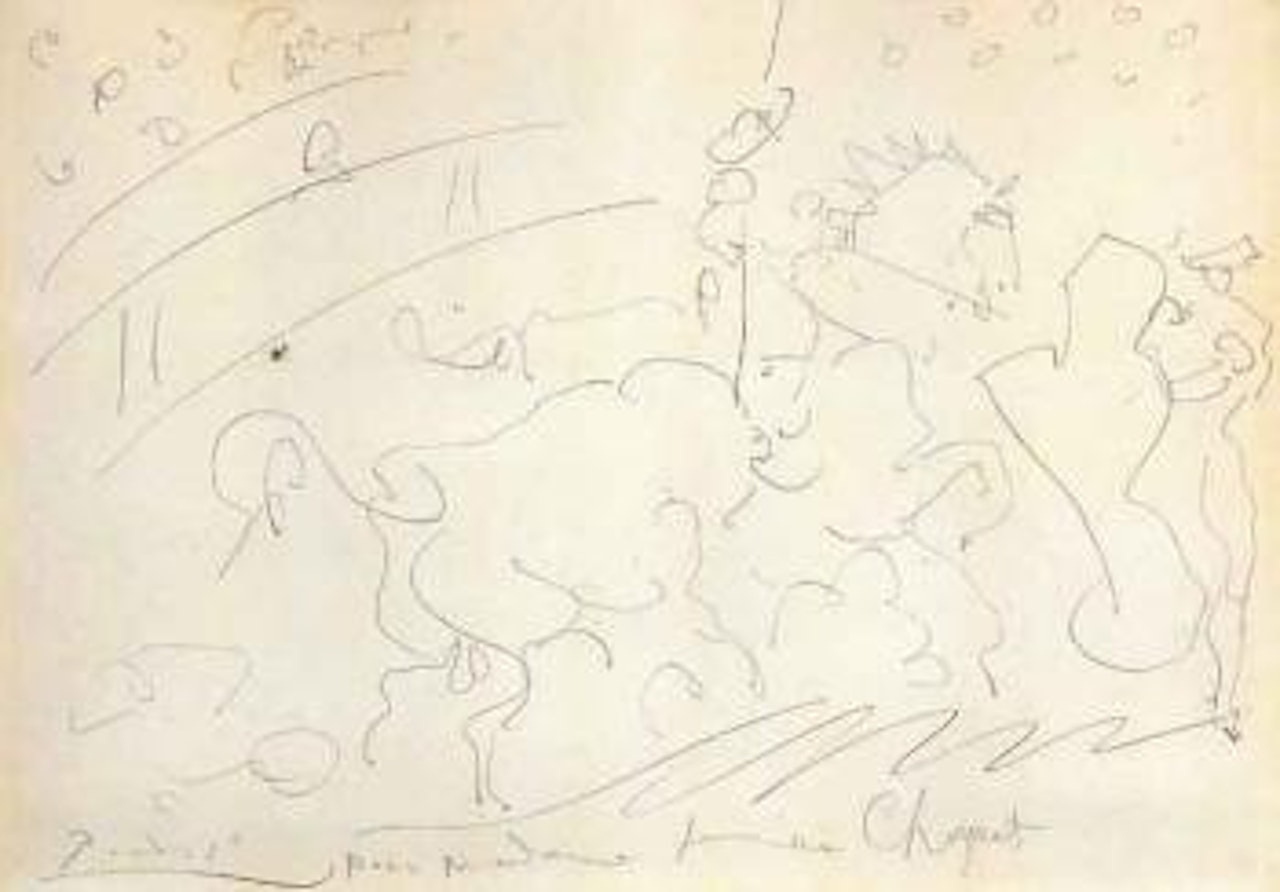 Scene de tauromachie by Pablo Picasso