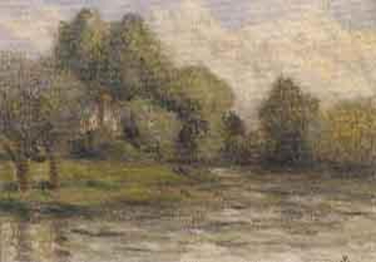 La Seine aux environs de Rolleboise by Maximilien Luce