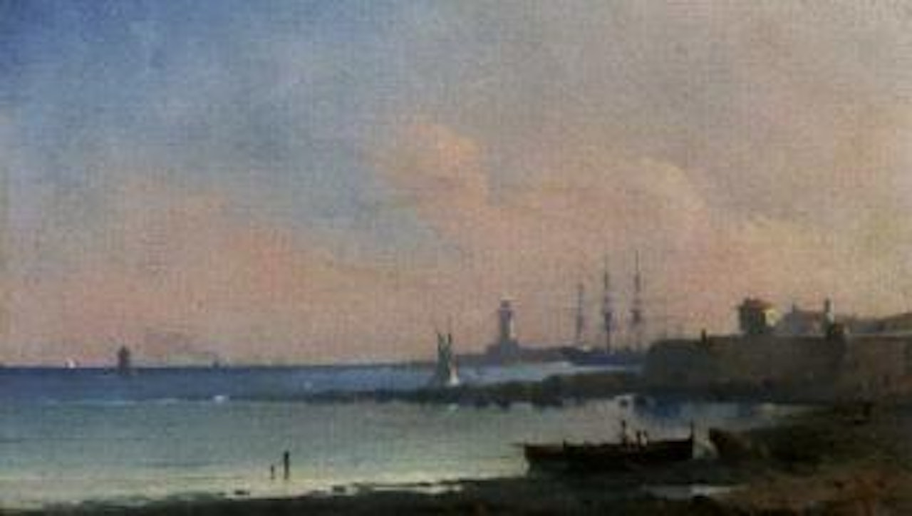 Coastal scene by Ivan Konstantinovich Aivazovsky