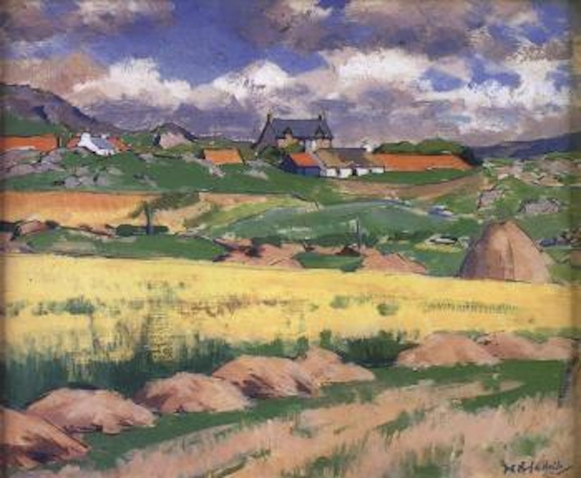 The Clachan by Francis Campbell Boileau Cadell