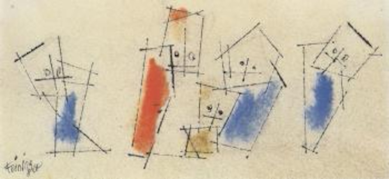 Five ghosts - ghosties by Lyonel Feininger