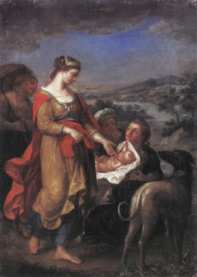 The Finding of Moses by Pharaoh's daughter by Italian School
