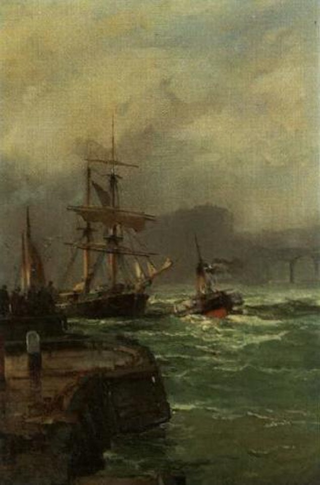 Harbour from the jetty by Continental School
