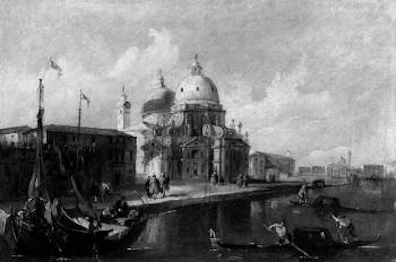 Venetian scene by Francesco Guardi