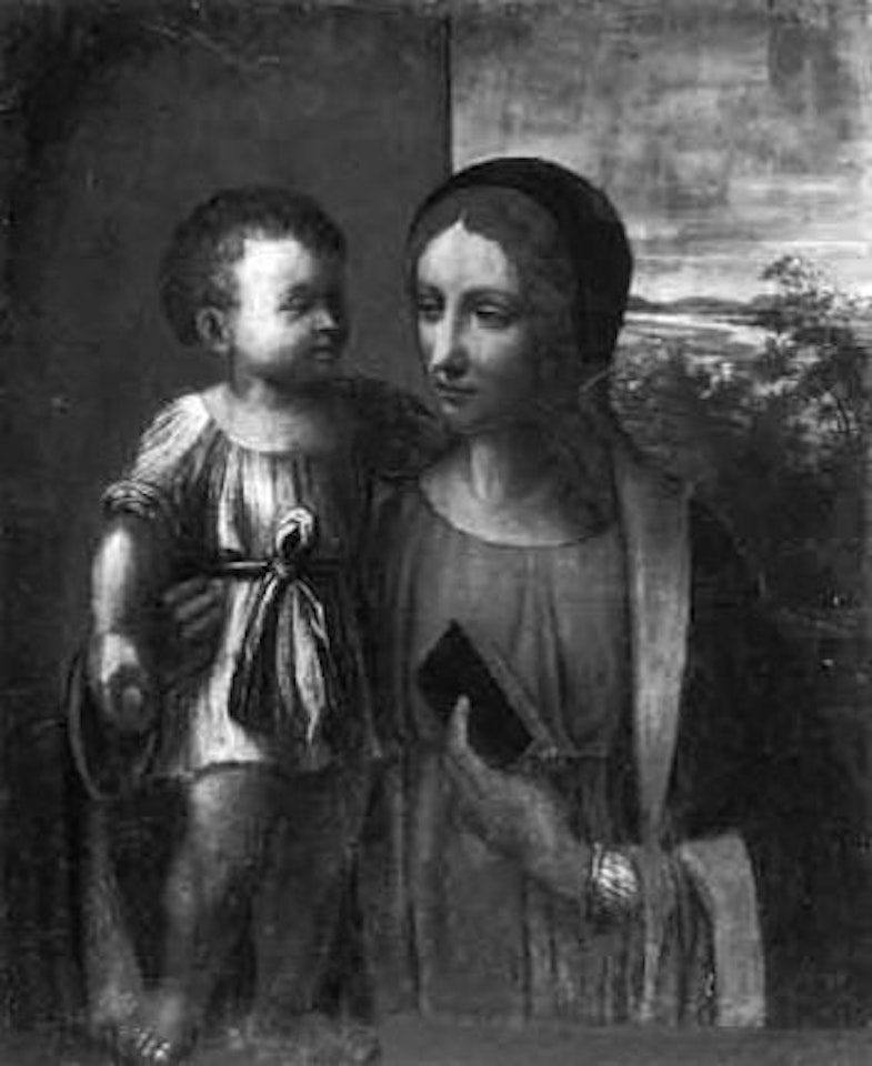 Mary and Jesus by Italian School