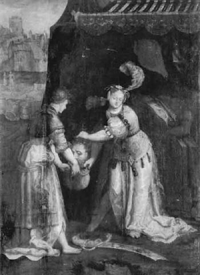 Old testament scenes - Jael and Sisera. Judith with the head of Holofernes by German School