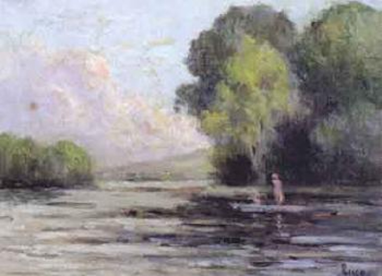 Promenade en barque sur la Seine a Rosny by Maximilien Luce