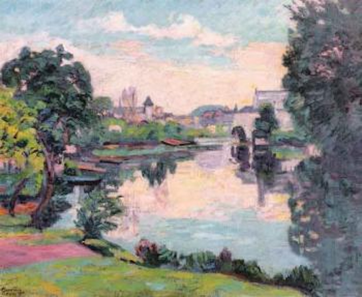 Poitiers, effet de soleil by Armand Guillaumin