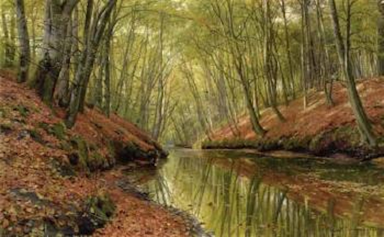 The river at Frederiksvaerk by Peder Mork Monsted